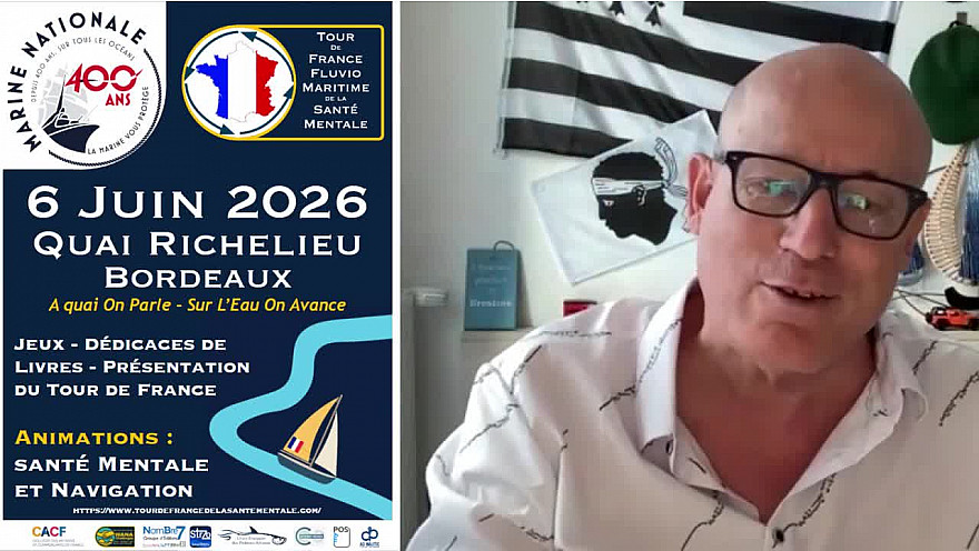 Interview de Charles CHATEAU à J-4 du lancement du Tour de France de la Santé Mentale à Bordeaux